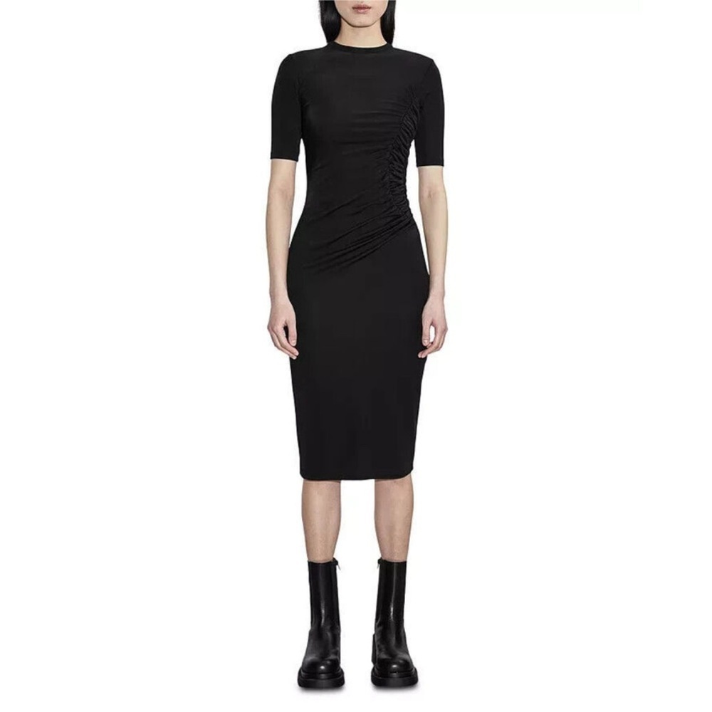 Et Ochs Isabelle Ruched Midi Dress - Quiet Luxury Chic‎ - 8